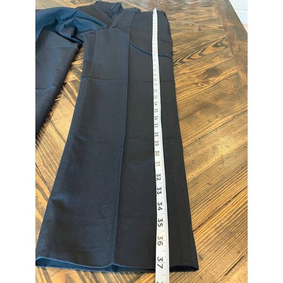 US Navy Men XS Wool Black Enlisted Service Uniform Dress Slacks Military Neutral - Picture 7 of 8